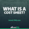 What Is a Cost Sheet?