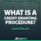 What Is a Credit Granting Procedure?