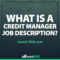 What Is a Credit Manager Job Description?